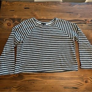 Beyond Yoga Striped Boxy Pullover